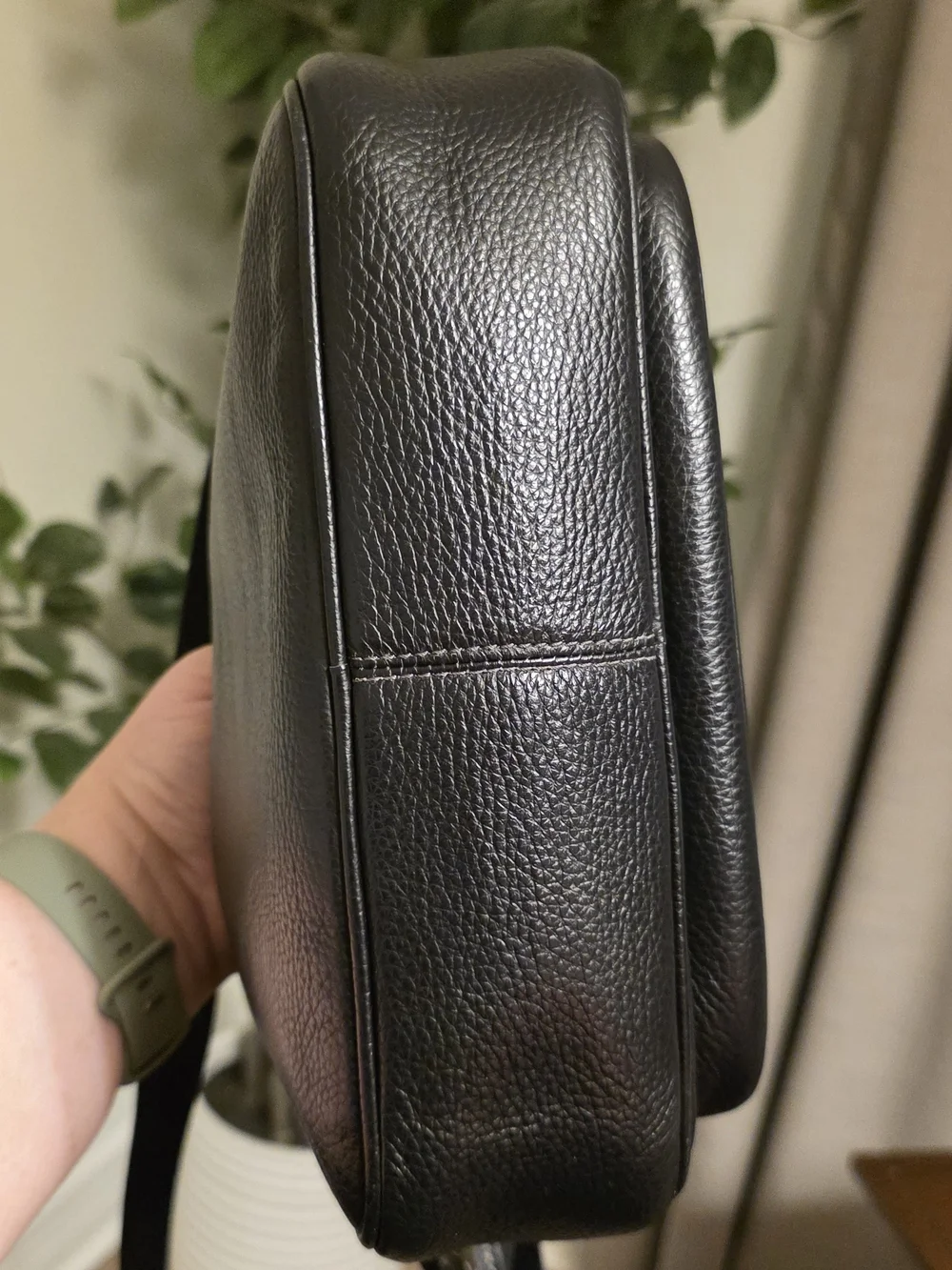 Coach Elias Black Leather Crossbody CJ509